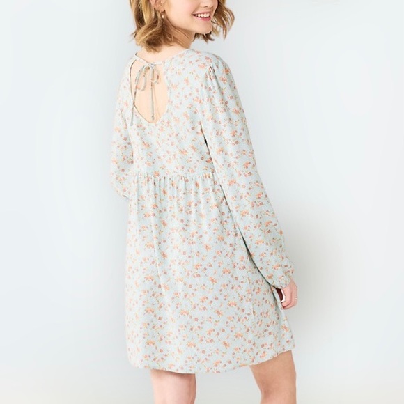 Dress by SO in Blue Extra Small XS Floral Long Sleeve - Picture 2 of 7